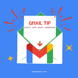 Gmail TIP: Copy Email from Sender