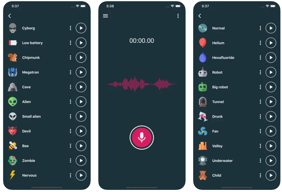 Voice changer app for iphone