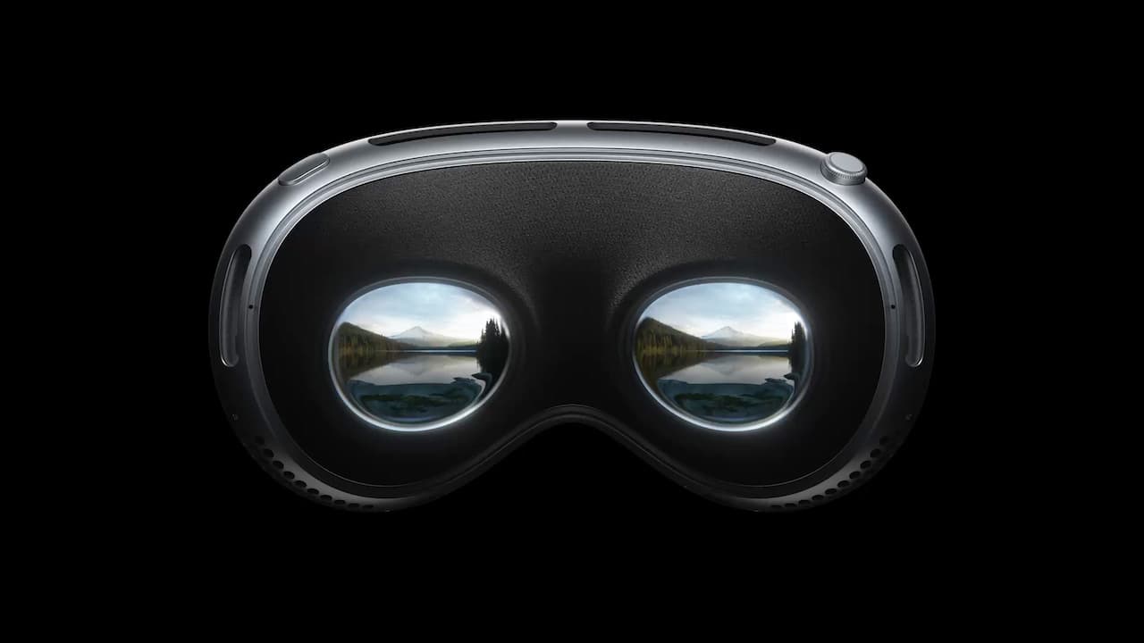 The Apple Vision Pro Ultra High-res Display system uses Micro OLED technology.
