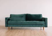 a green couch