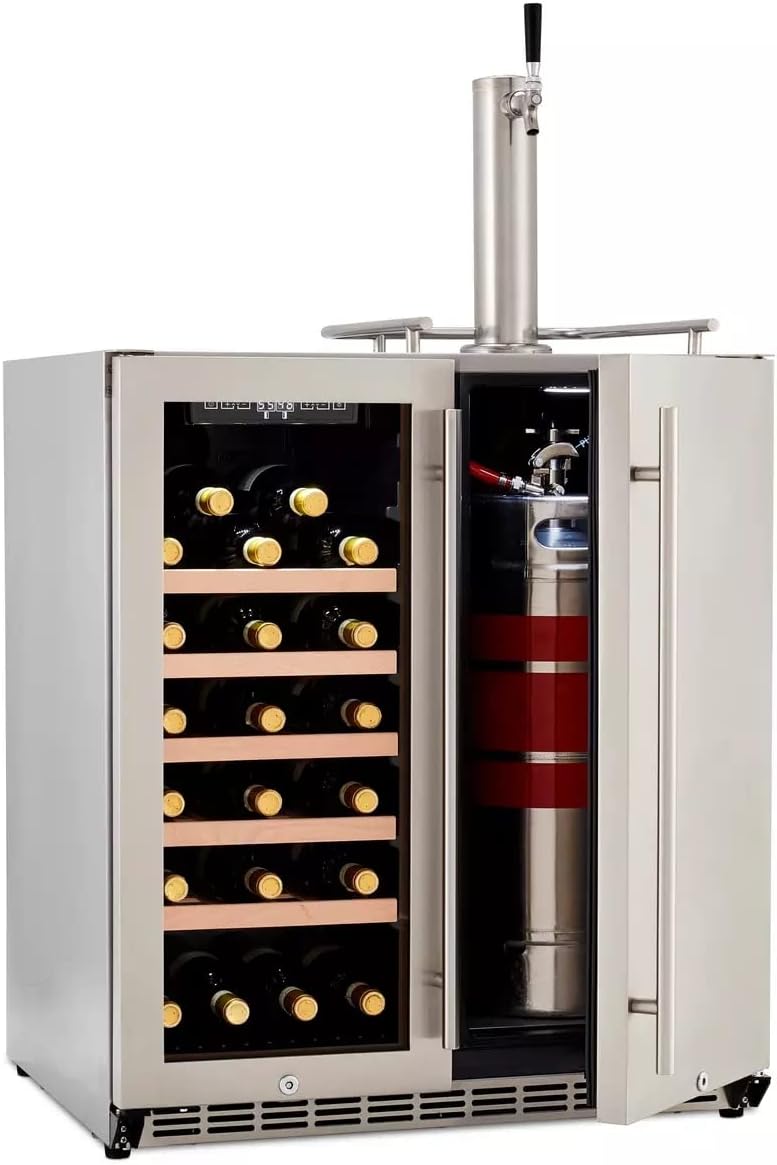 HCK Wine Cooler Mini Fridge and Kegerator