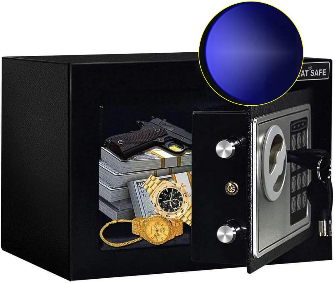 JUGREAT Electronic Safe Box with Induction Light