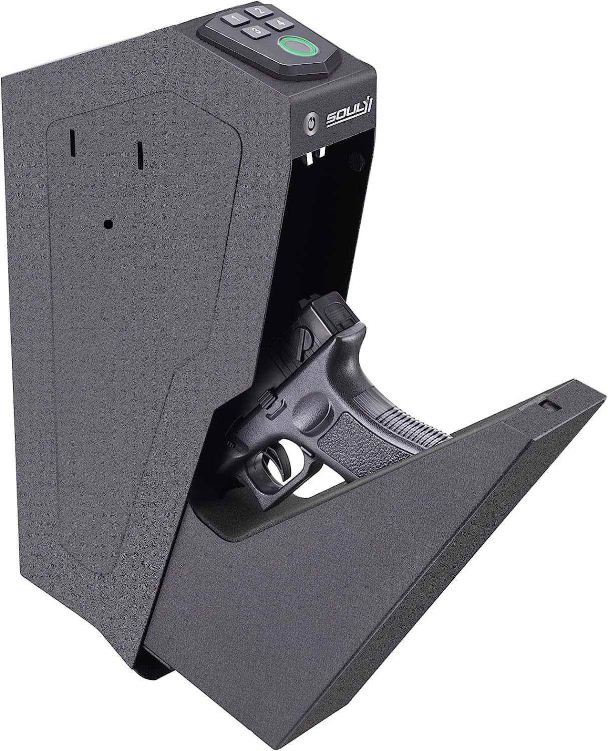 SOULYI Mounted Biometric Gun Safe