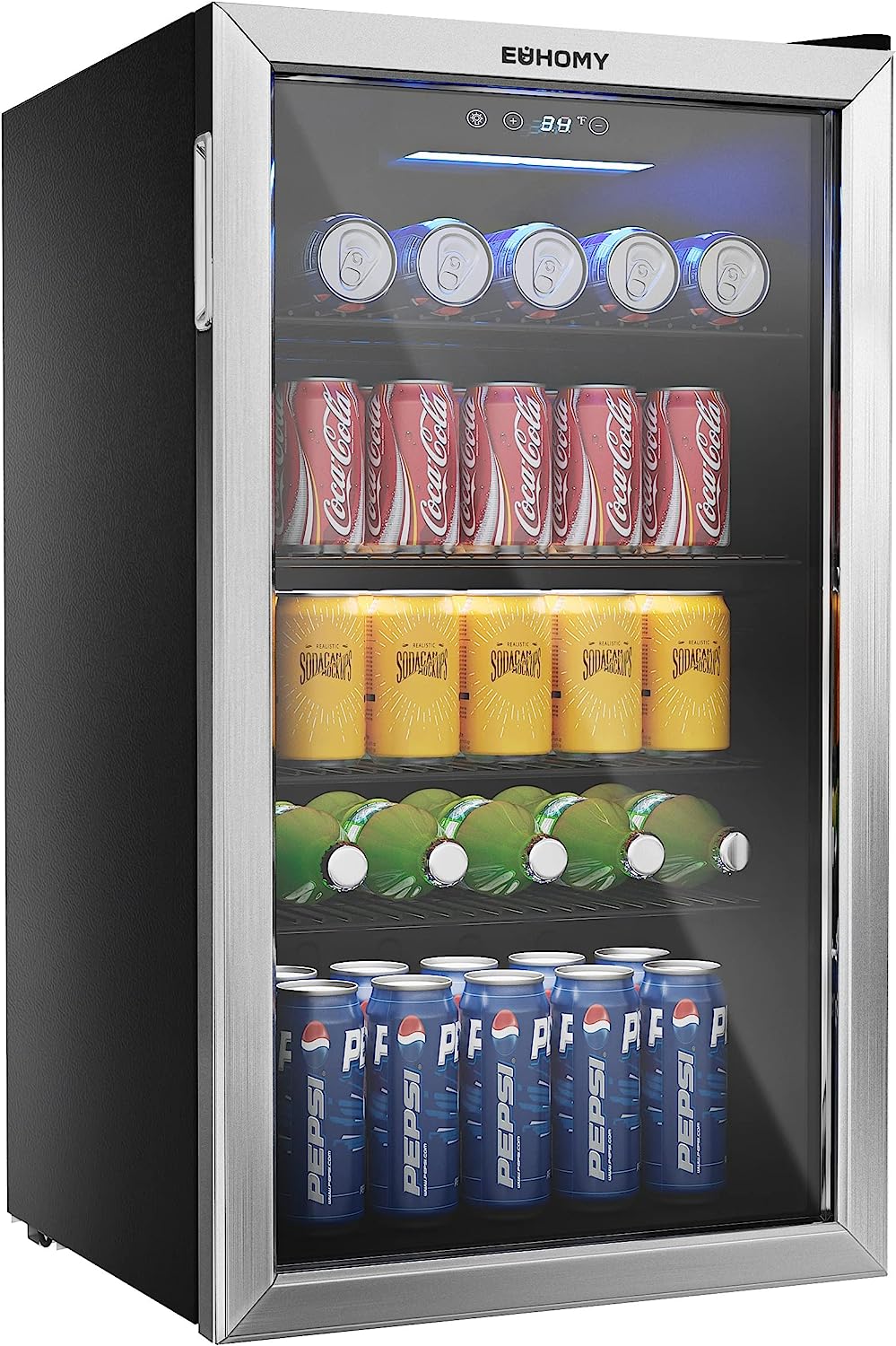 EUHOMY 126 Can Mini Fridge for Beer