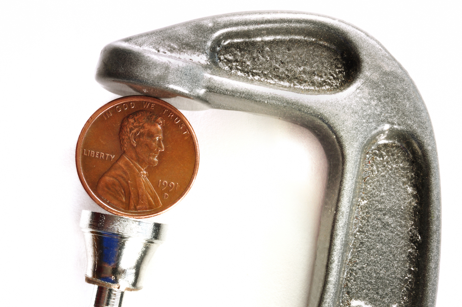 Pinching a Penny in C Clamp