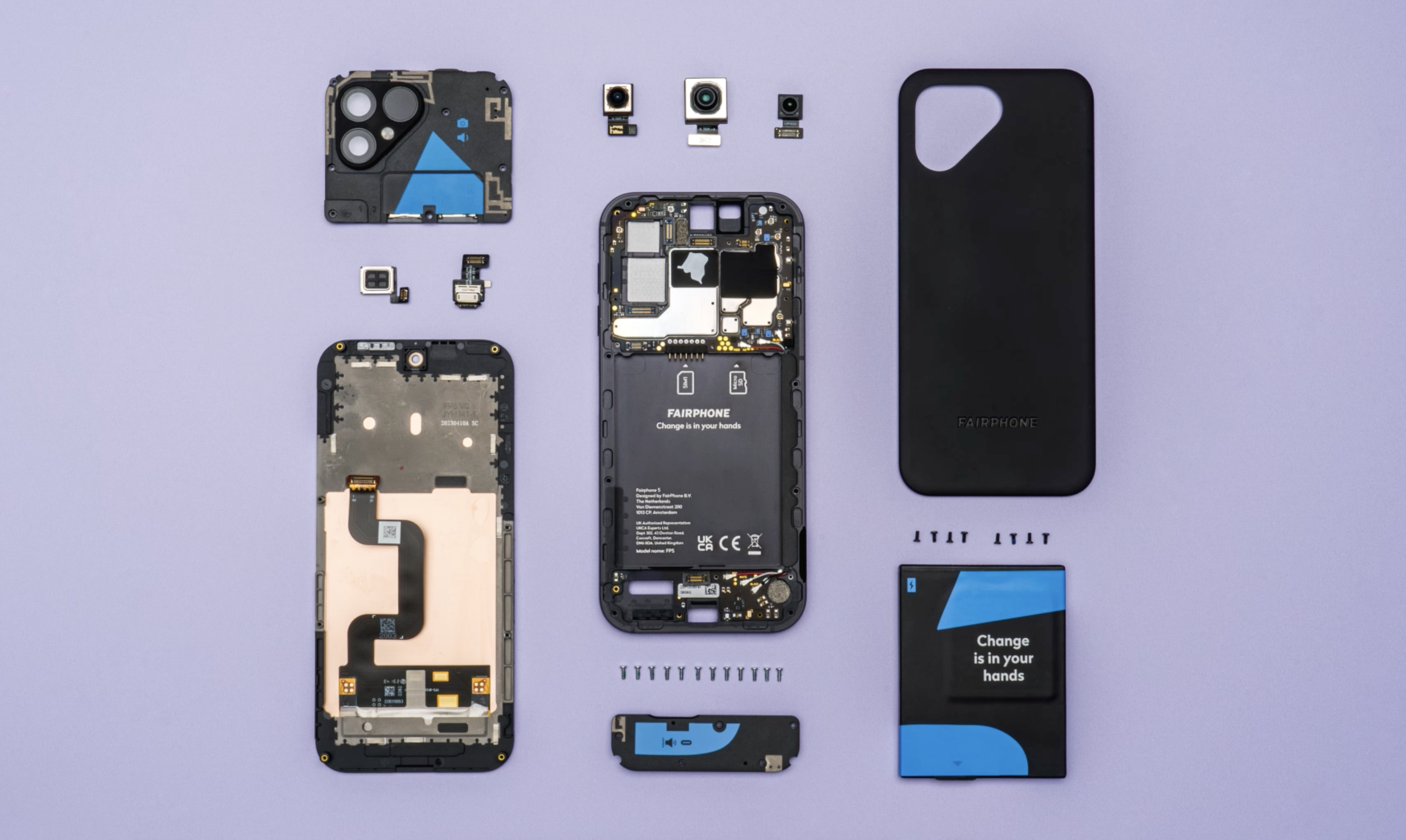 Fairphone 5 modular view