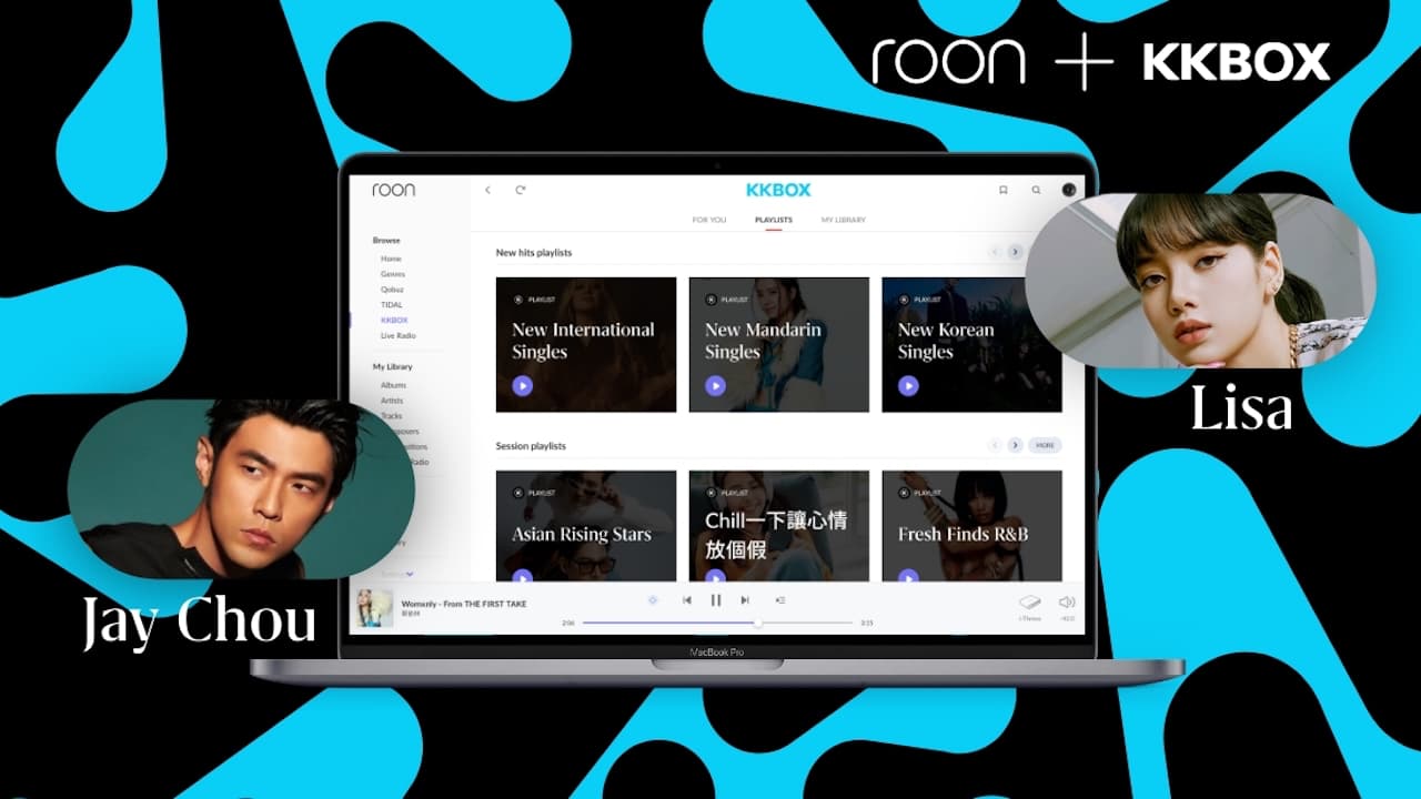 Roon KKBox on Laptop