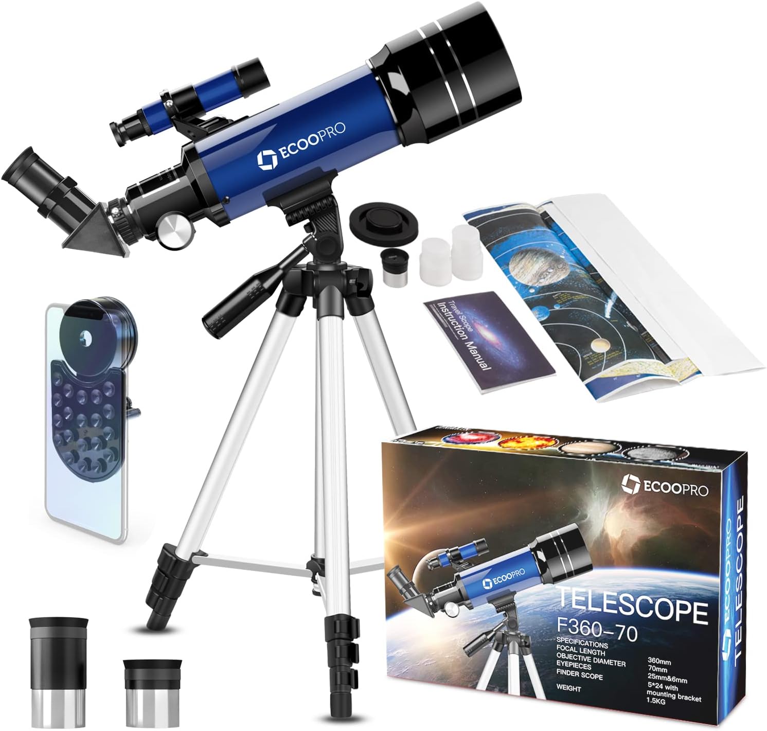 ECOOPRO Telescope for Kids