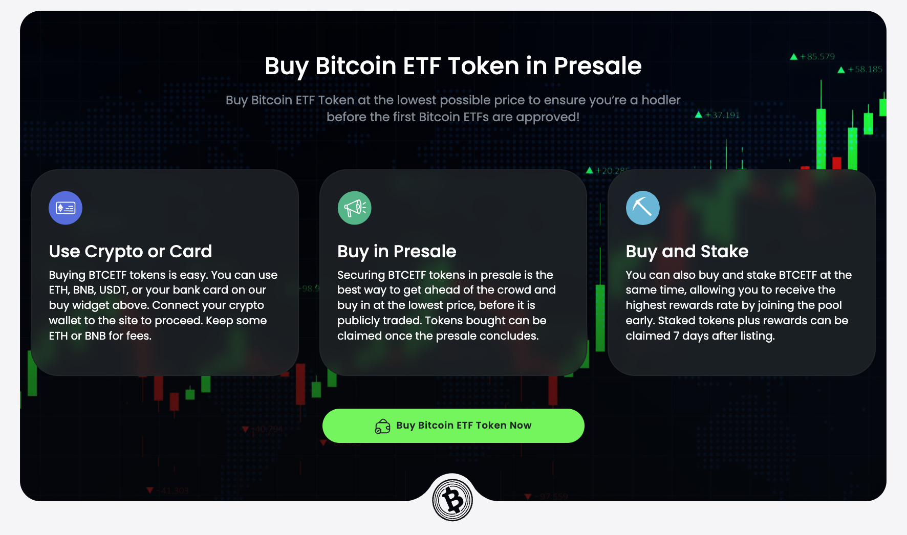 Bitcoin ETF Token ICO