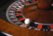 Roulette table side on