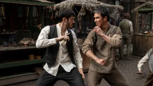 Andrew Koji and Joe Taslim in Warrior -- Cinemax