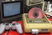 An image of a modded Nintendo PlayStation