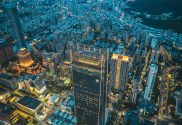 An image of the night cityscape of Taipei, Taiwan. Nvidia and TSMC bosses met there to discuss collaboration in the AI space